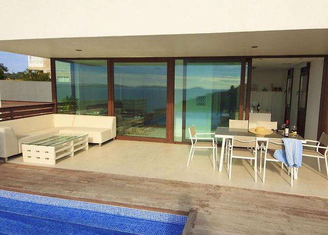 Modern Villa At Sanxenxo Galicia With Infinity Pool Montalvo Exterior foto
